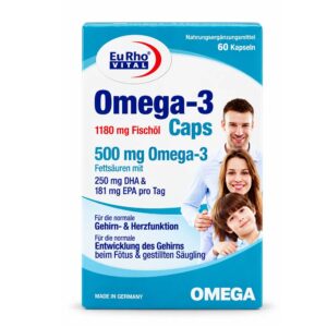 کپسول امگا3 500 میلی گرم یوروویتال